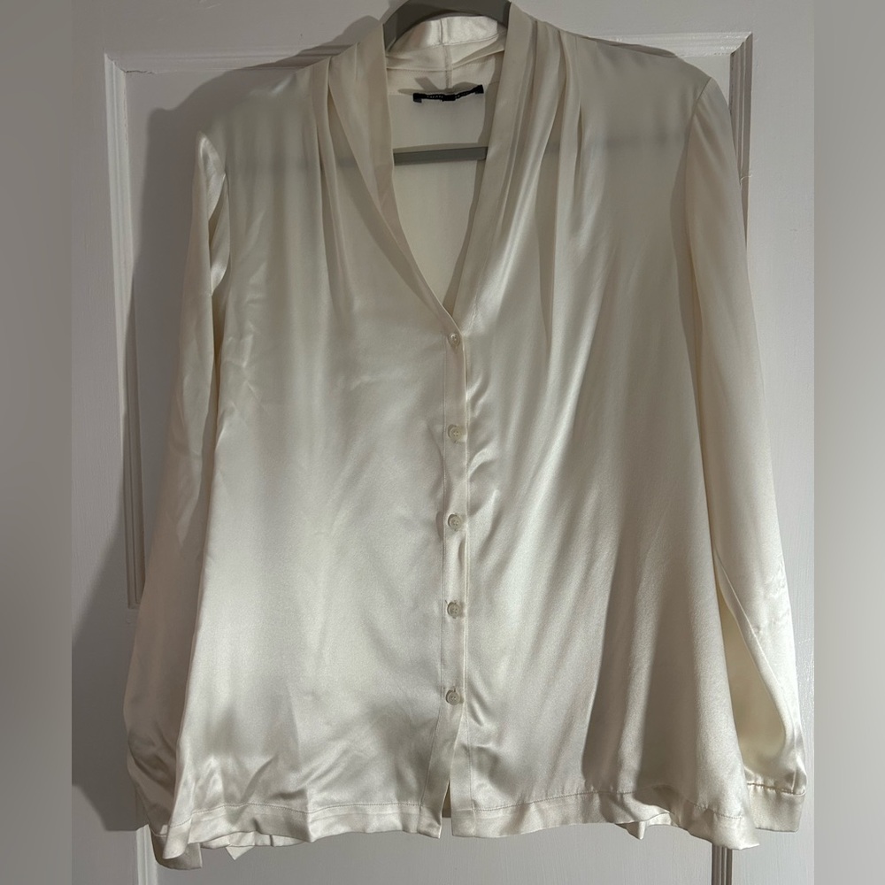 Lafayette 148 New York Silk Blouse